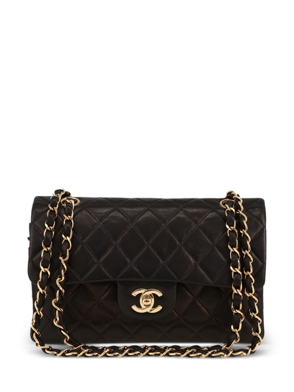 CHANEL Pre-Owned Petite Timeless 单肩包（2003年典藏款） - 黑色