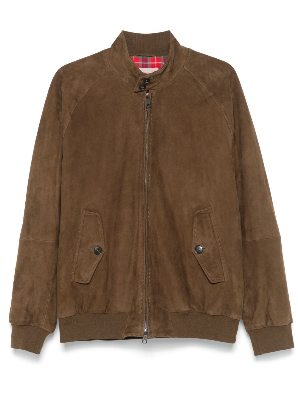 Baracuta G9 Harrington 绒面皮夹克 - 褐色