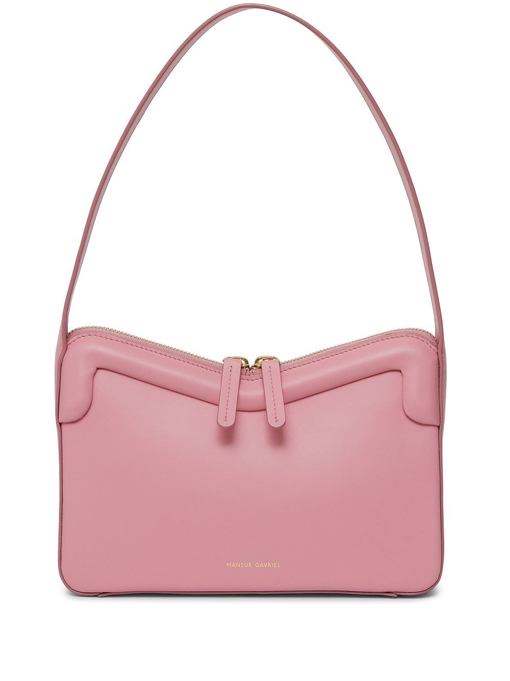 Mansur Gavriel M形框皮质单肩包 - 粉色