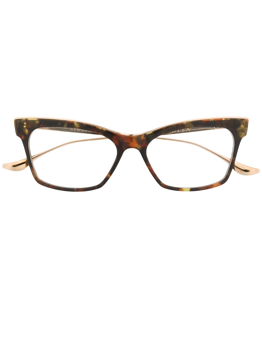 Dita Eyewear Nemora 猫眼框眼镜 - 褐色