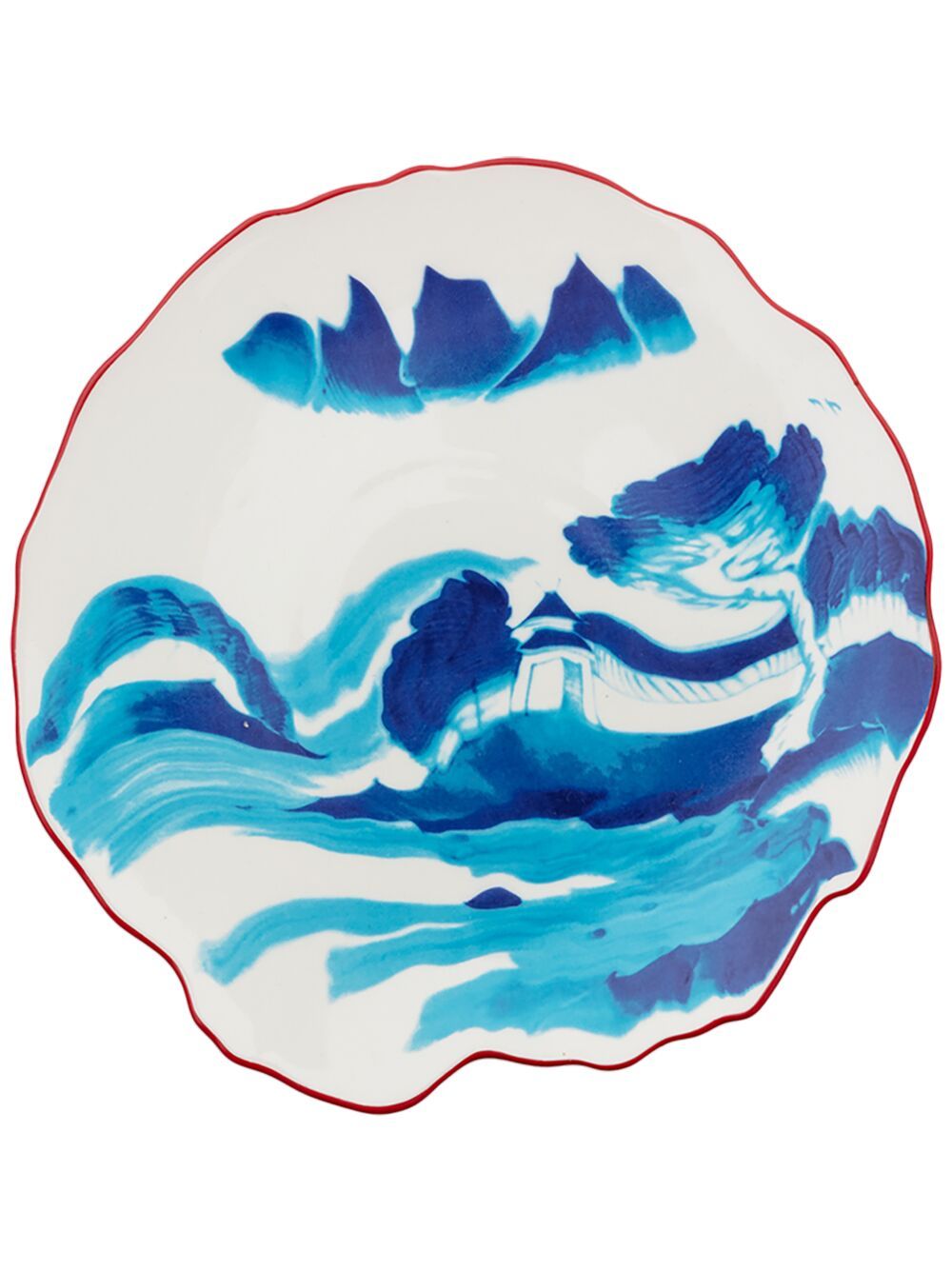 Seletti Classic on Acid Melting Landscape 点心盘 - 白色