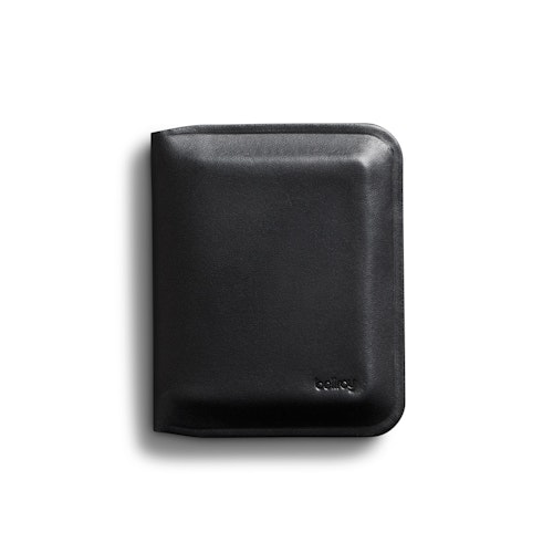Bellroy Apex Note Sleeve Full Size Molded Leather Wallet Raven