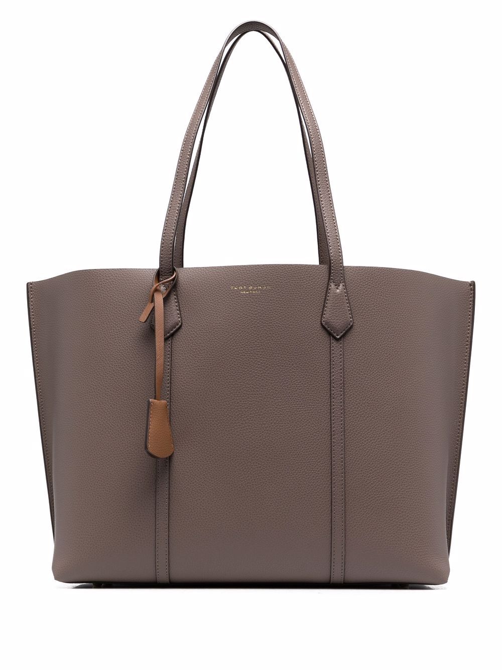 Tory Burch Perry logo印花手提包 - 褐色