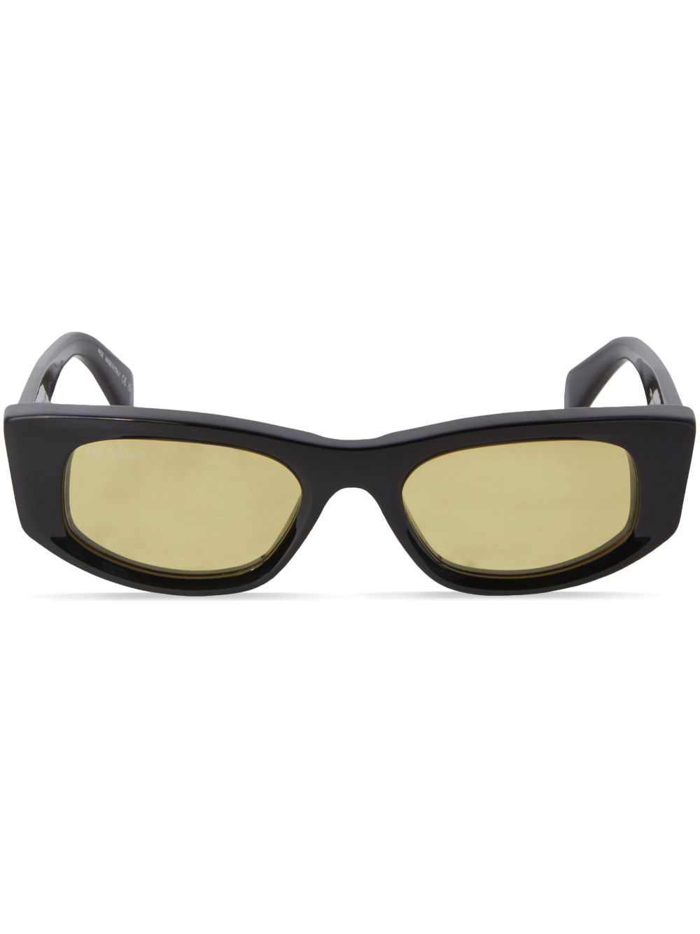 Off-White Eyewear Matera 长方形框太阳眼镜 - 黑色
