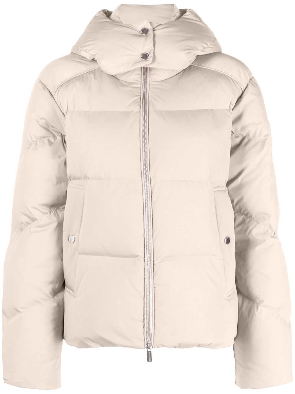 Woolrich 可拆卸兜帽填充夹克 - 中性色