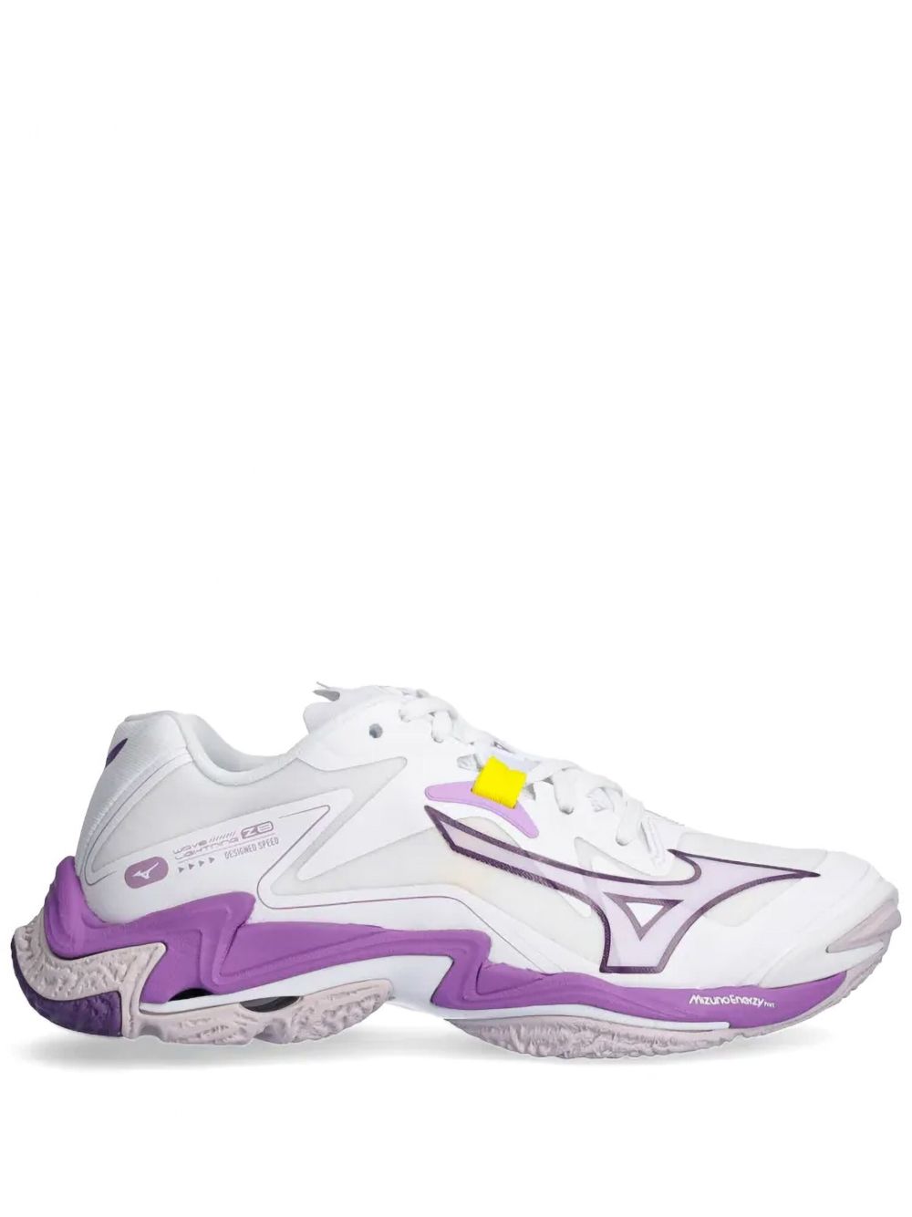 Mizuno Wave Lightning Z8 运动鞋 - 10 WHITE / PATRICIAN PURPLE / QUINCE
