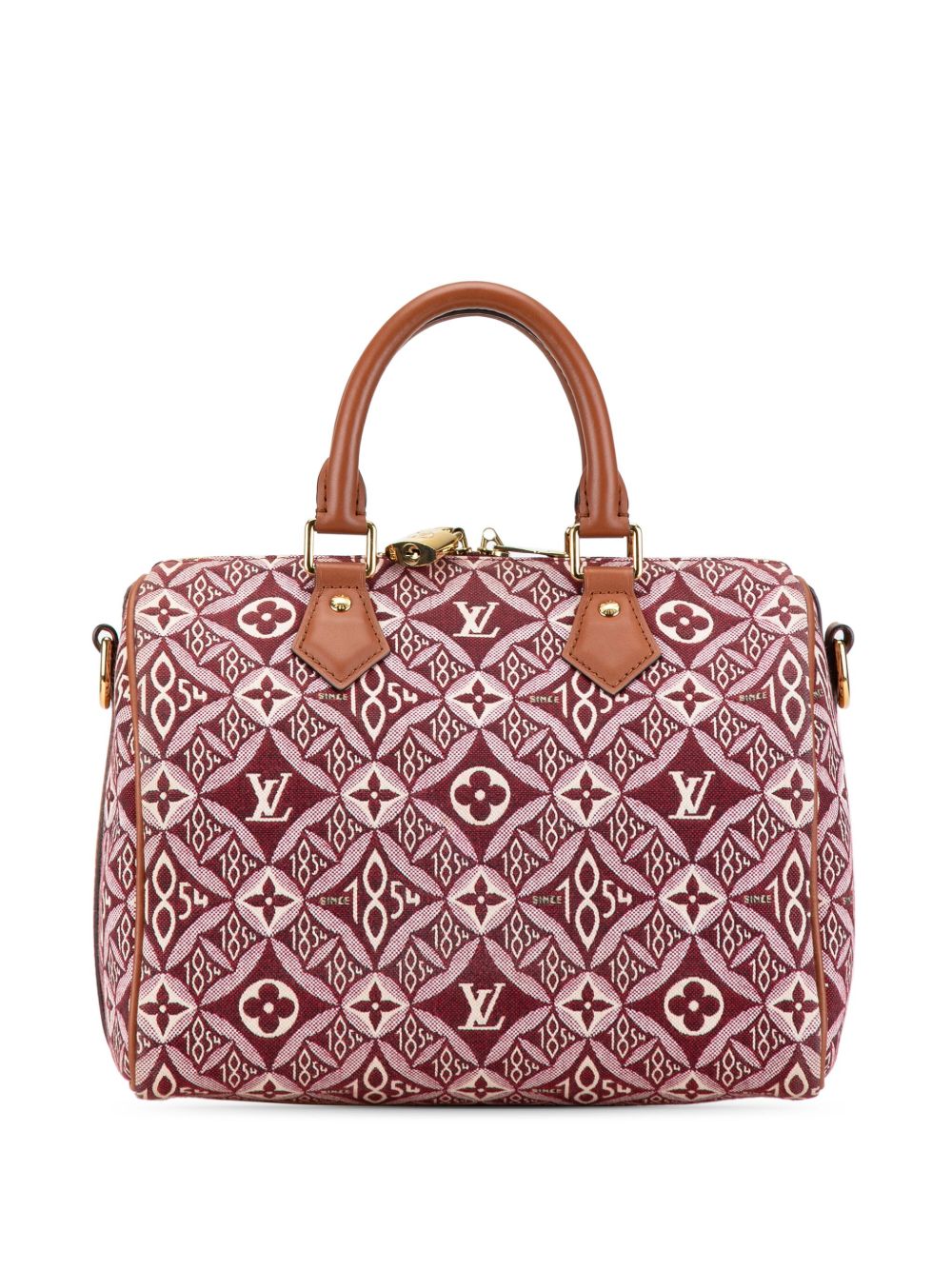 Louis Vuitton Pre-Owned Monogram 1854 Speedy Bandouliere 25 波士顿手提包（2020年典藏款） - 红色