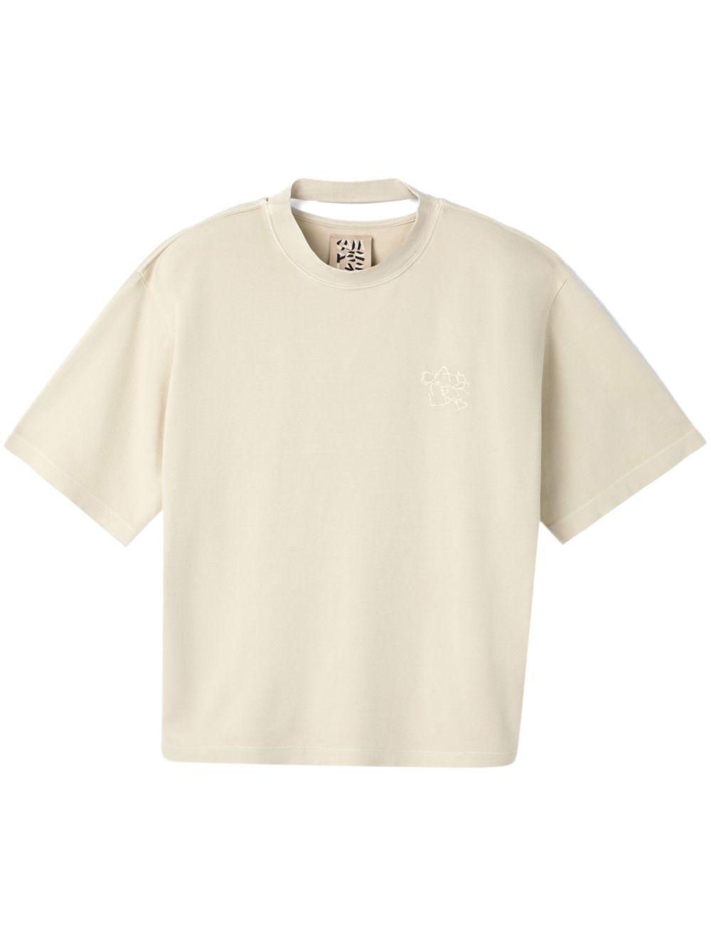 CamperLab logo刺绣棉T恤 - 中性色