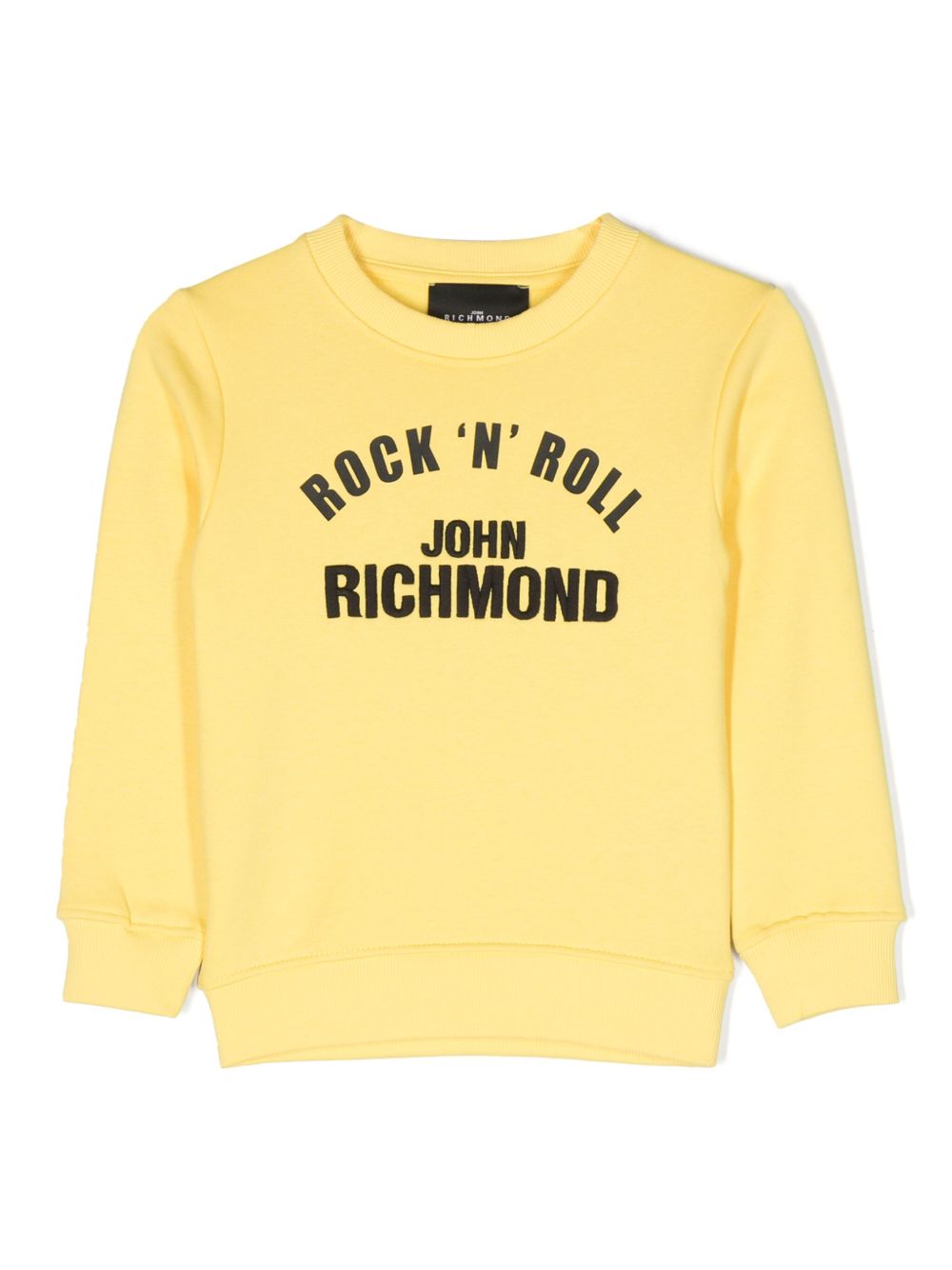 John Richmond Junior Ociuk logo印花卫衣 - 黄色