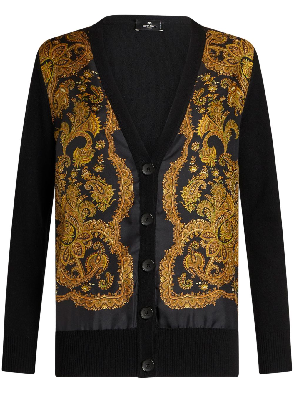 ETRO 佩斯理印花拼接开衫 - 蓝色