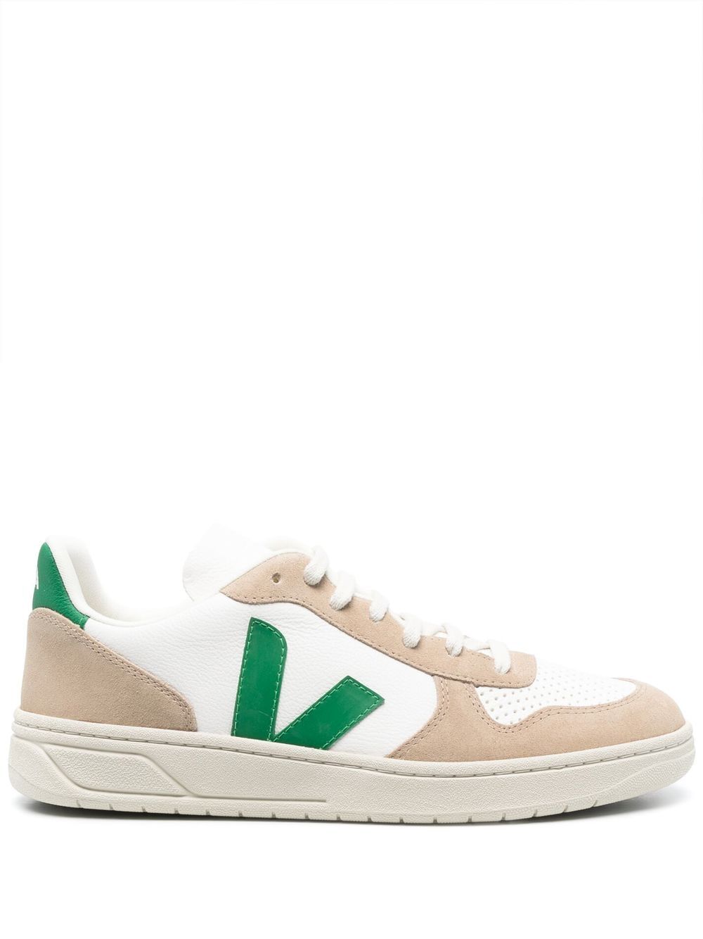 VEJA 拼色低帮运动鞋 - 白色