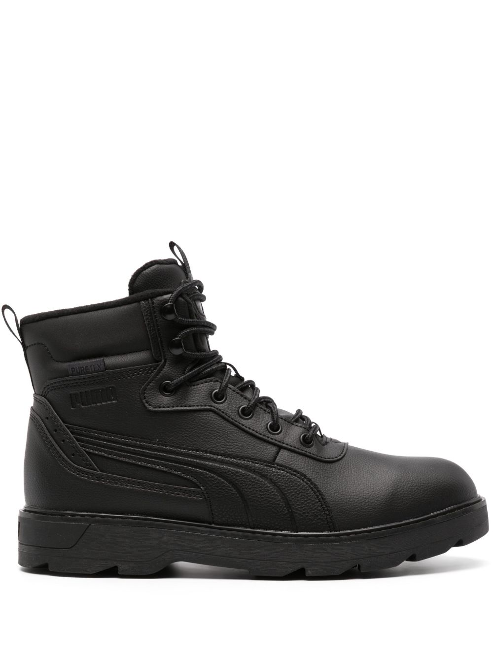 PUMA Desierto V3 Puretex 人造皮革短靴 - 黑色