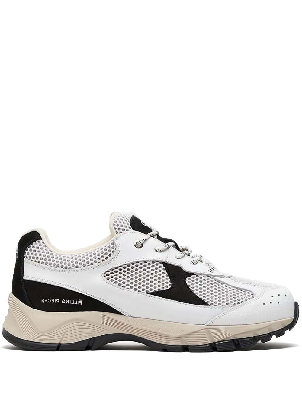 Filling Pieces 皮质运动鞋 - 白色
