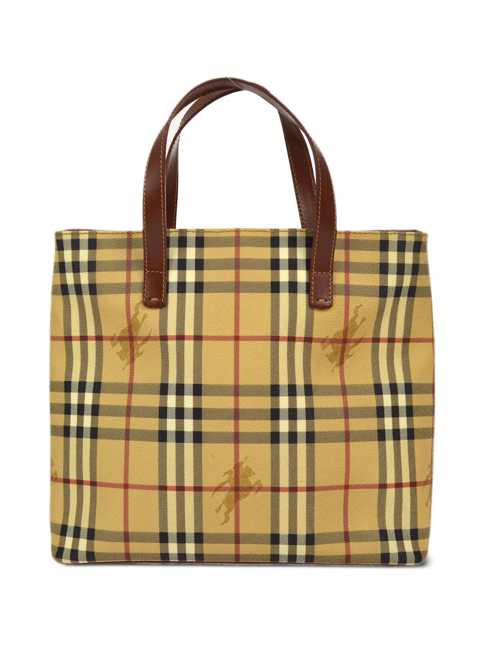 Burberry Pre-Owned Haymarket Check 手提包（1990-2000年代典藏款） - 中性色