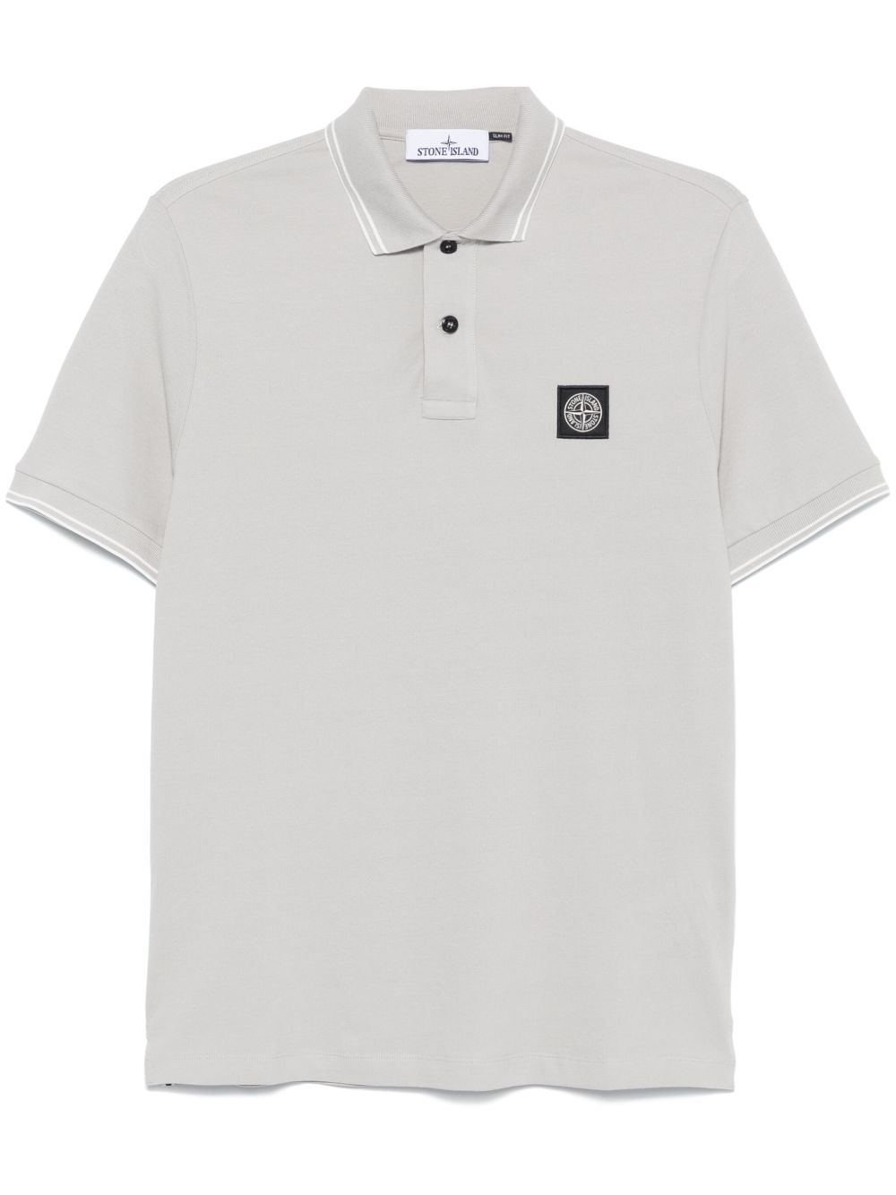 Stone Island Compass 图案polo衫 - 灰色