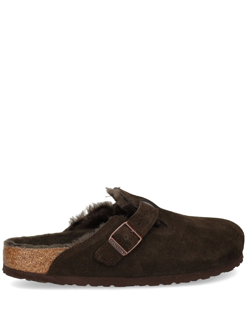 Birkenstock Boston Shearling 穆勒鞋 - 褐色