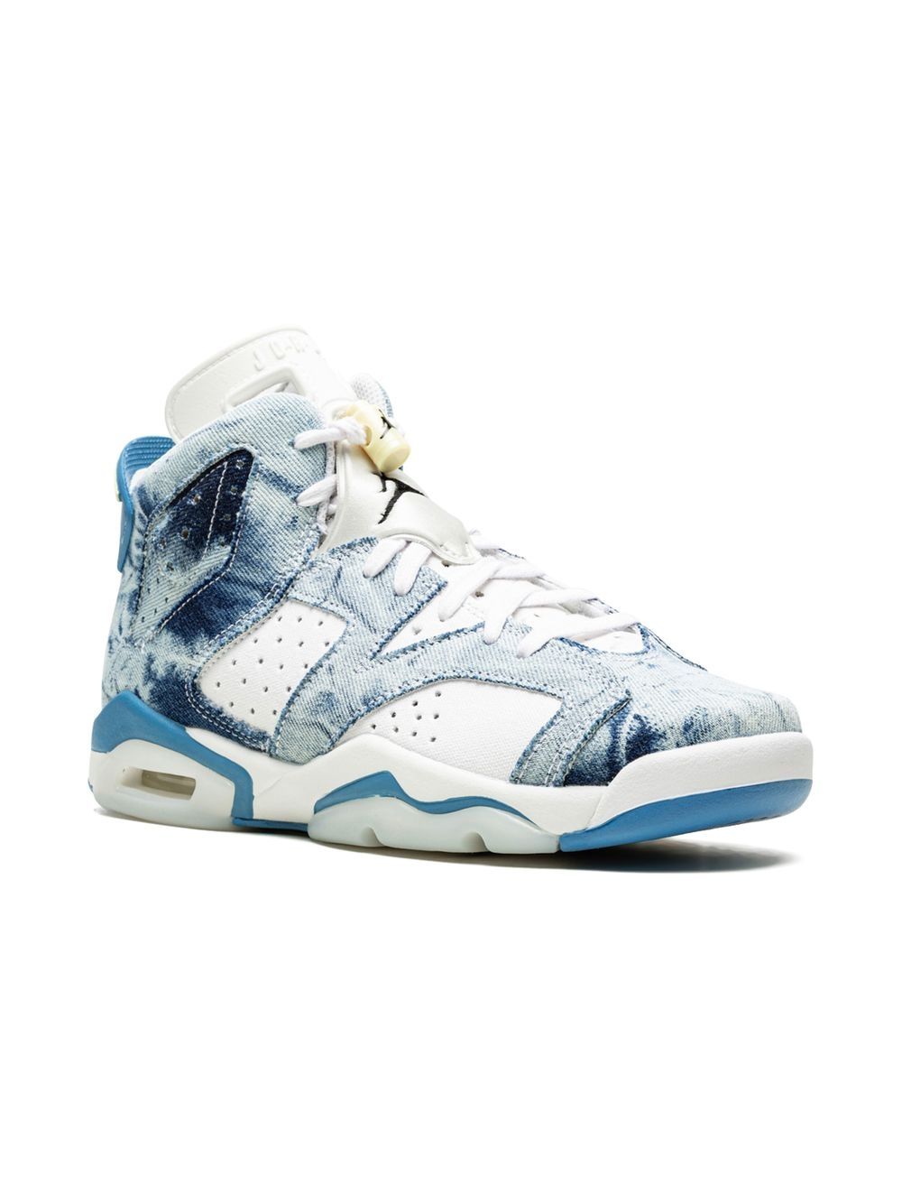 Jordan Kids Air Jordan 6 Retro Washed Denim 运动鞋 - 白色