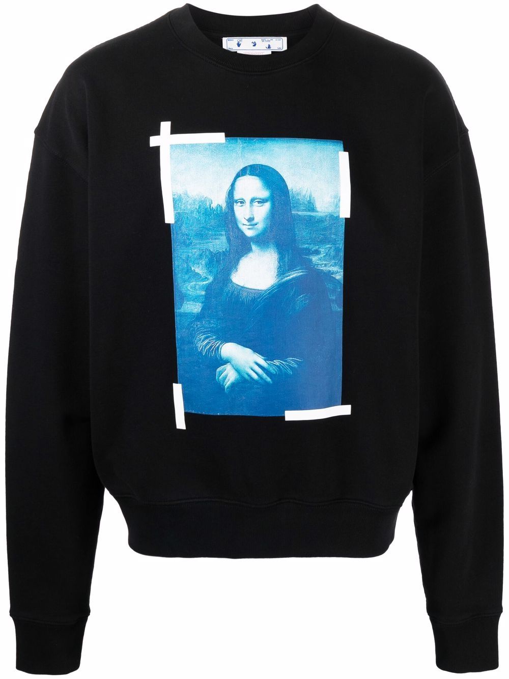 Off-White Monalisa Over 圆领卫衣 - 黑色