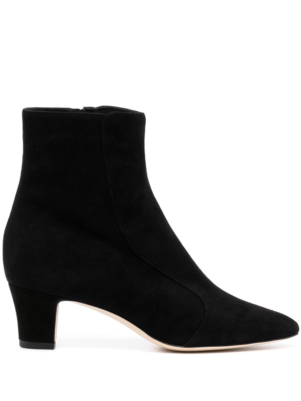 Manolo Blahnik Myconia 低跟靴（5厘米） - 黑色