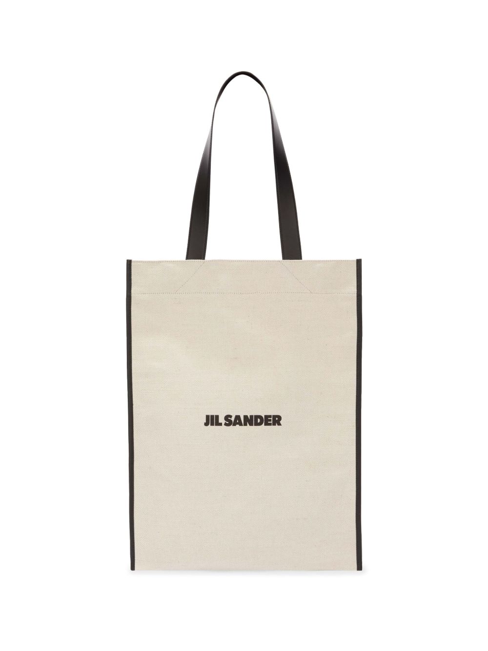 Jil Sander 扁平中号手提购物袋 - 白色