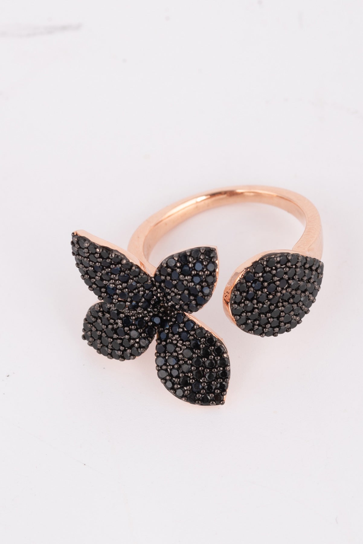 LOVERLOCK DESIGN Anello Fiore e Goccia Oro
