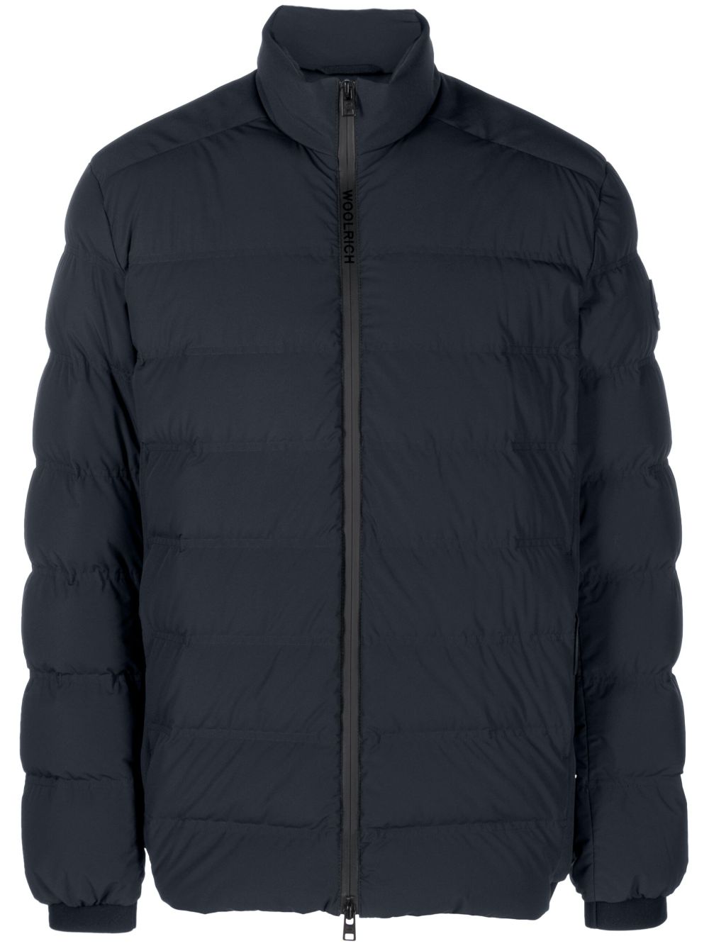 Woolrich 标贴填充夹克 - 蓝色