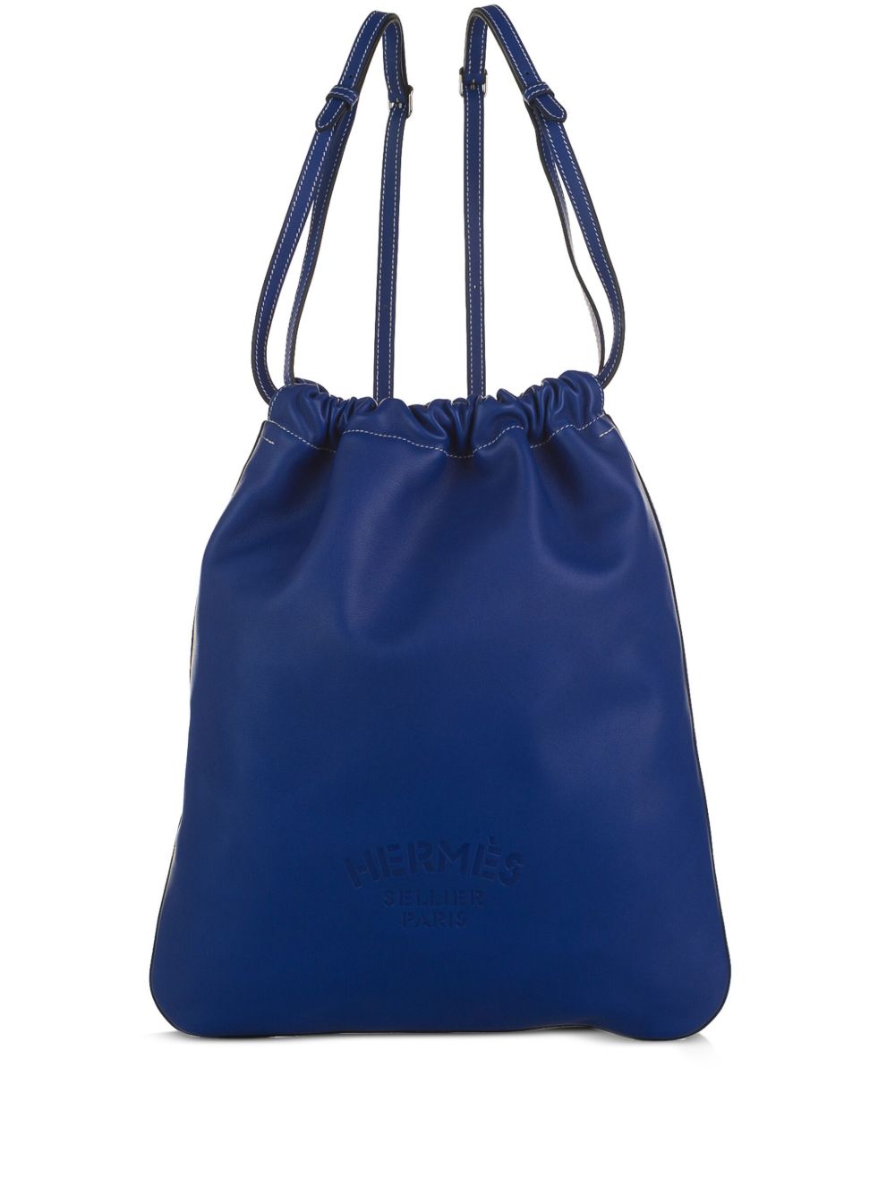 Hermès Pre-Owned Cheri Bridado 双肩包（2017年典藏款） - 蓝色