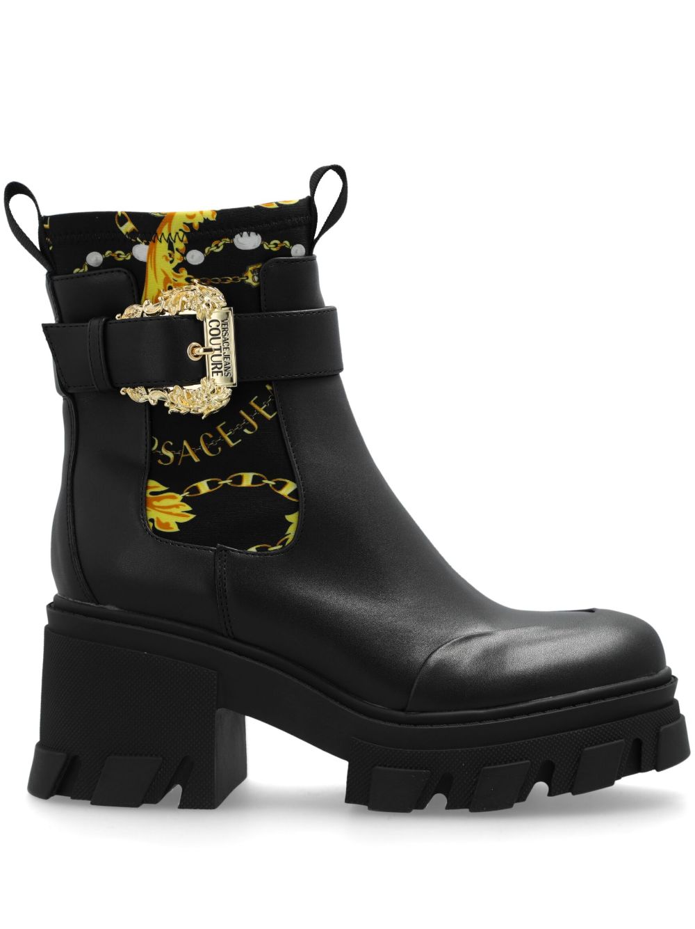 Versace Jeans Couture Sophie 高跟靴 - 黑色