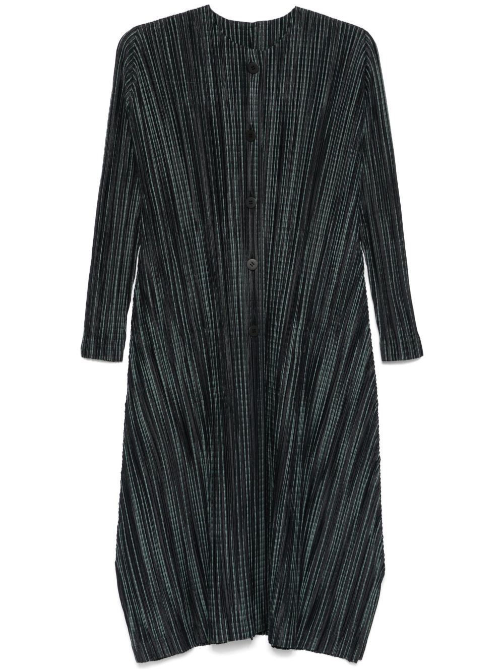 Pleats Please Issey Miyake Meteor Shower 外套 - 绿色