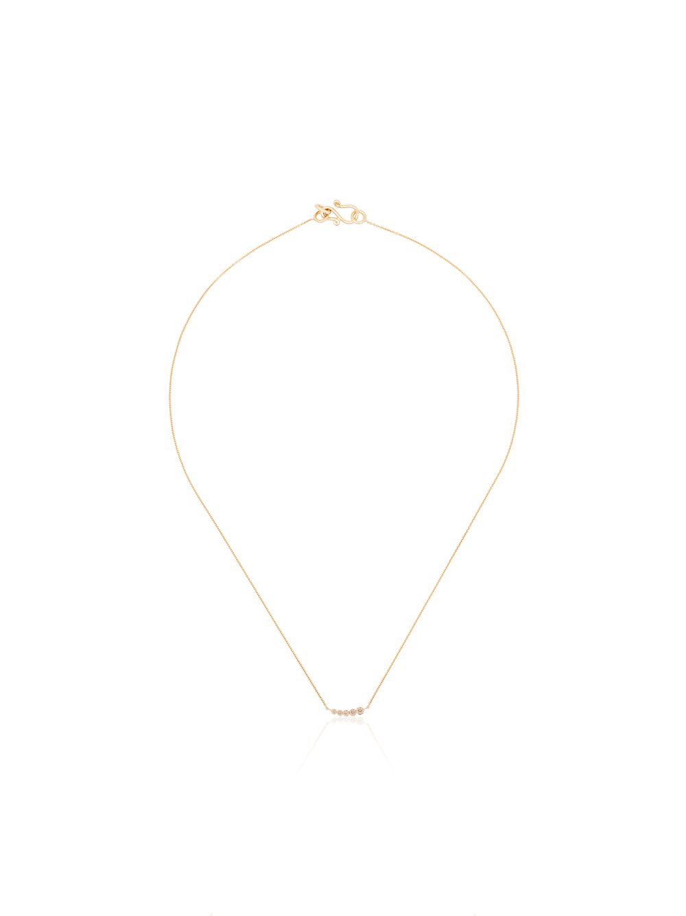 Sophie Bille Brahe Luna 18K黄金钻石项链 - 金色