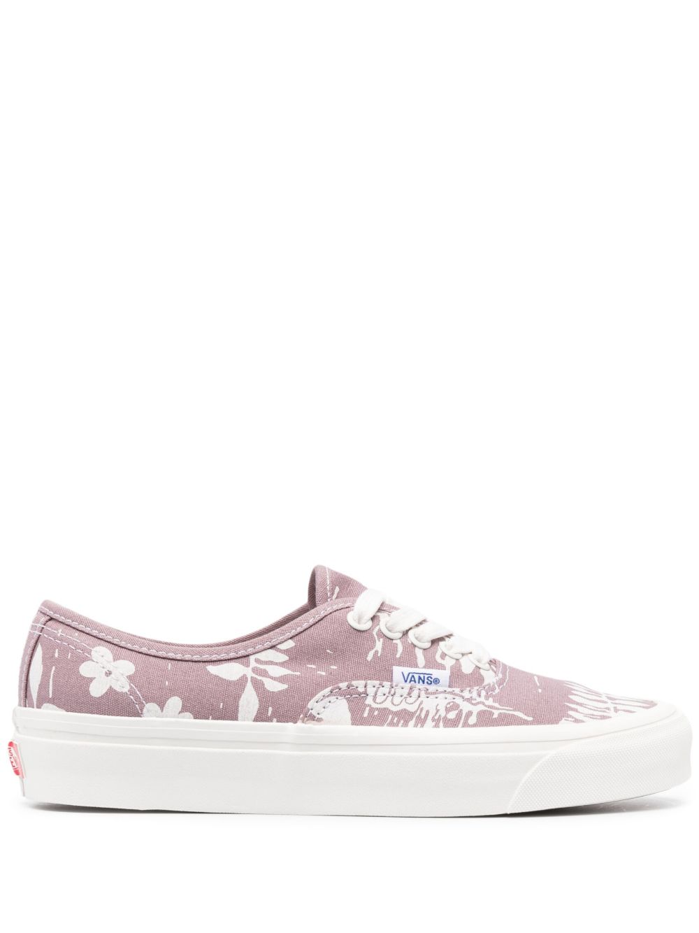 Vans 植物印花低帮运动鞋 - 紫色