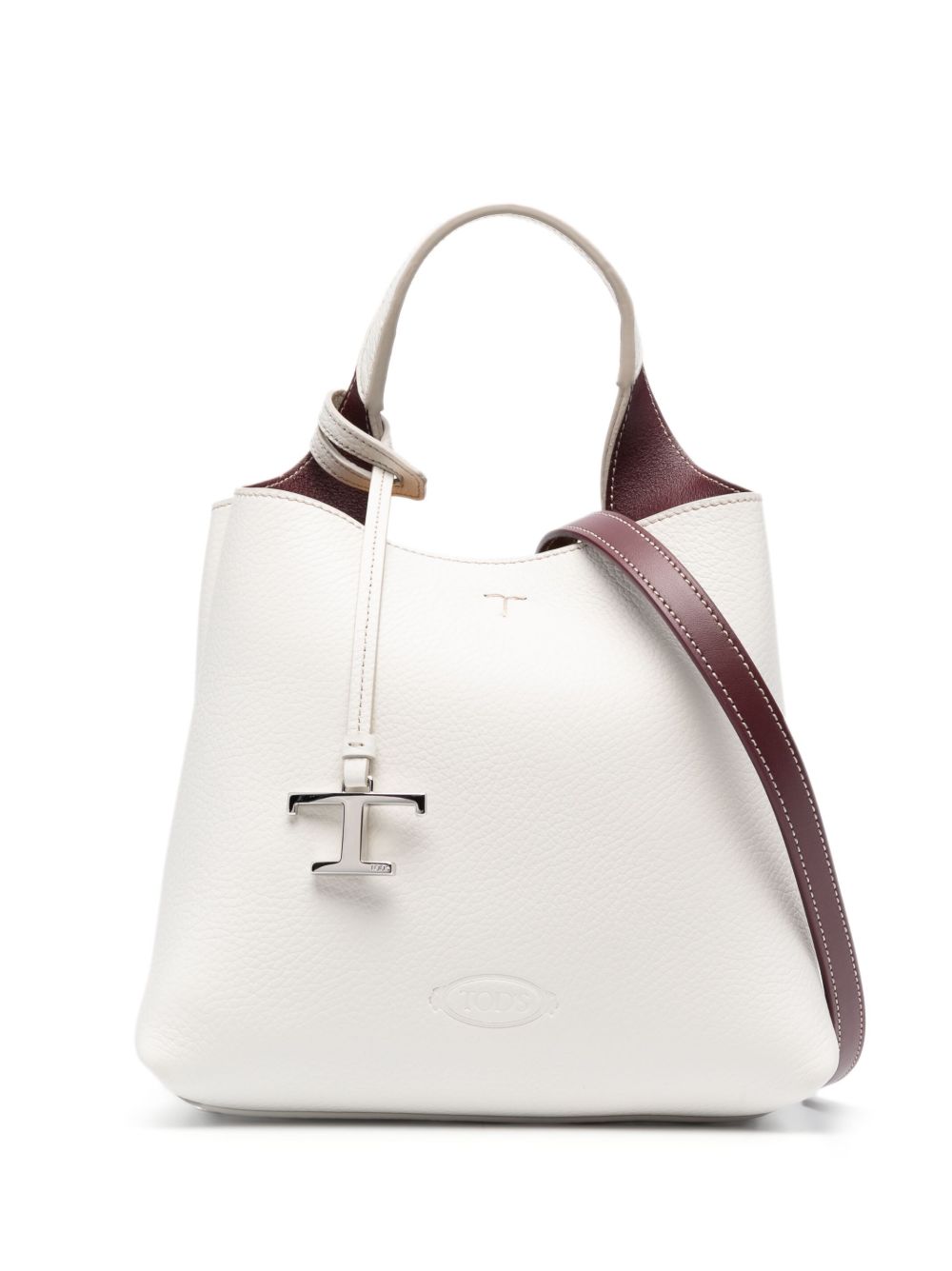 Tod's T Timeless 迷你托特包 - 白色
