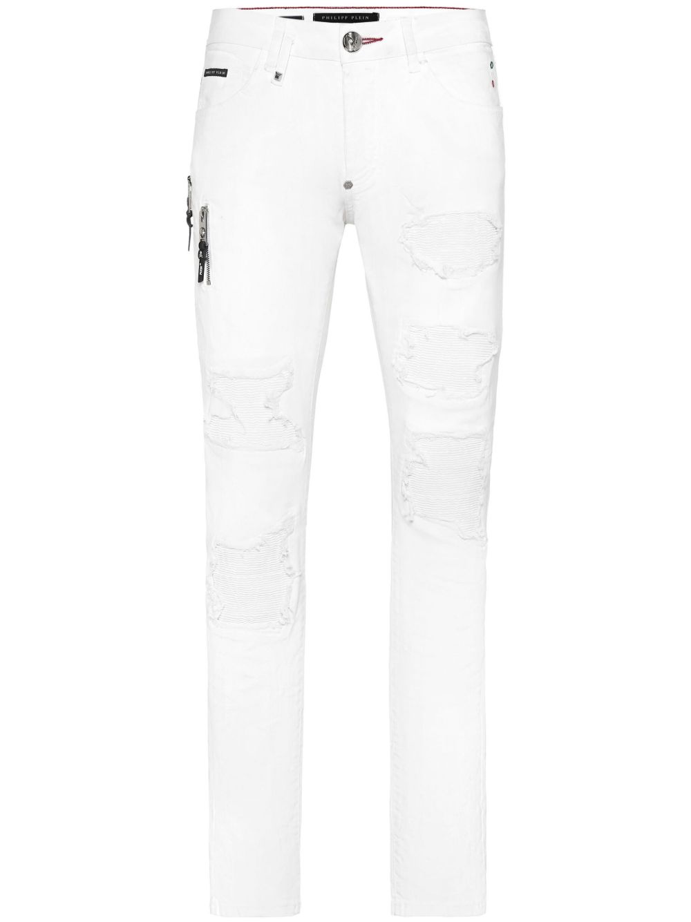 Philipp Plein Rock Star 牛仔裤 - 白色