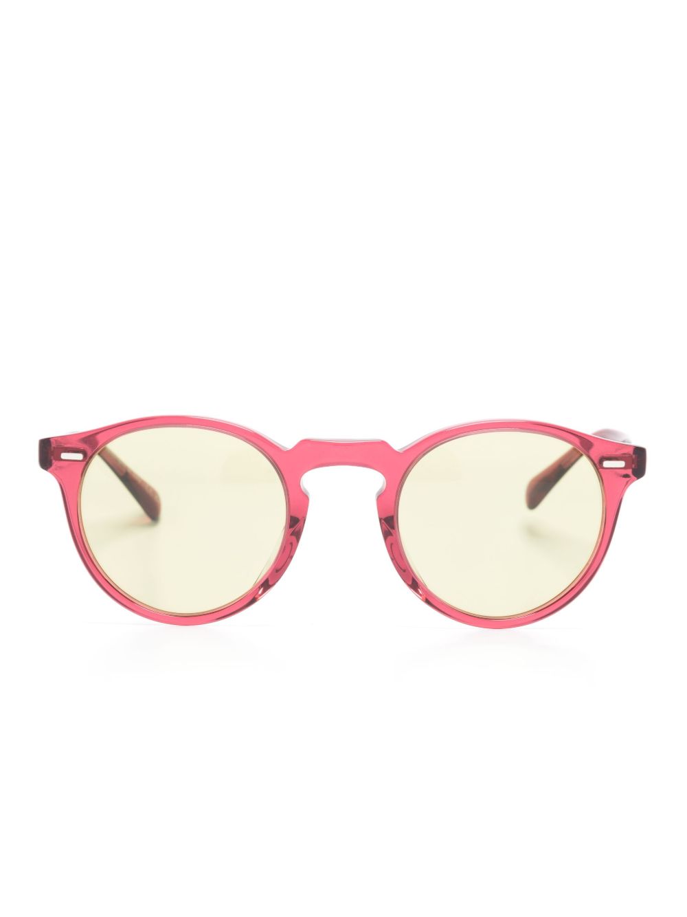 Oliver Peoples Gregory 圆框太阳眼镜 - 粉色