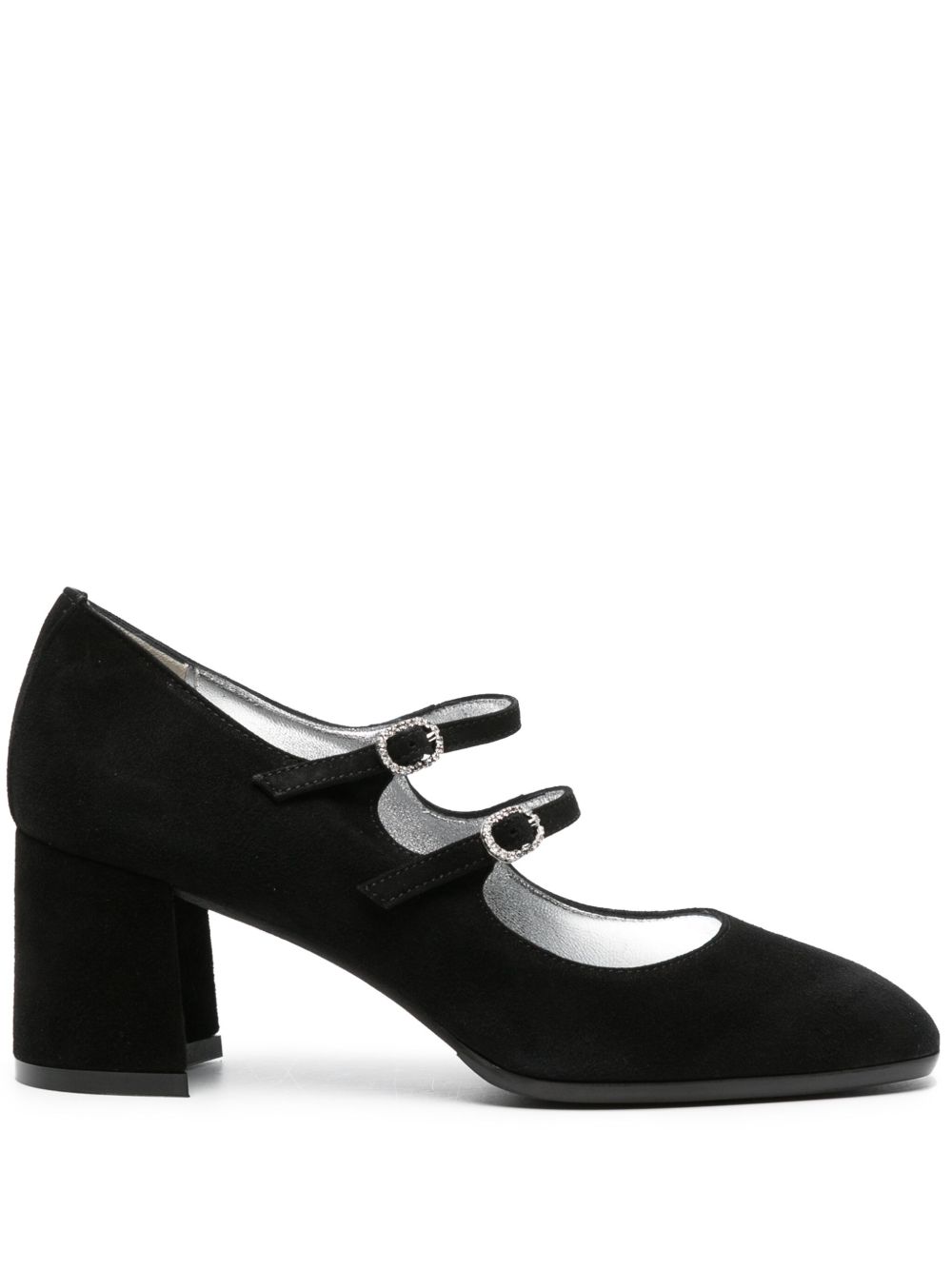 Carel Paris Alice 绒面皮中跟鞋 - BLACK