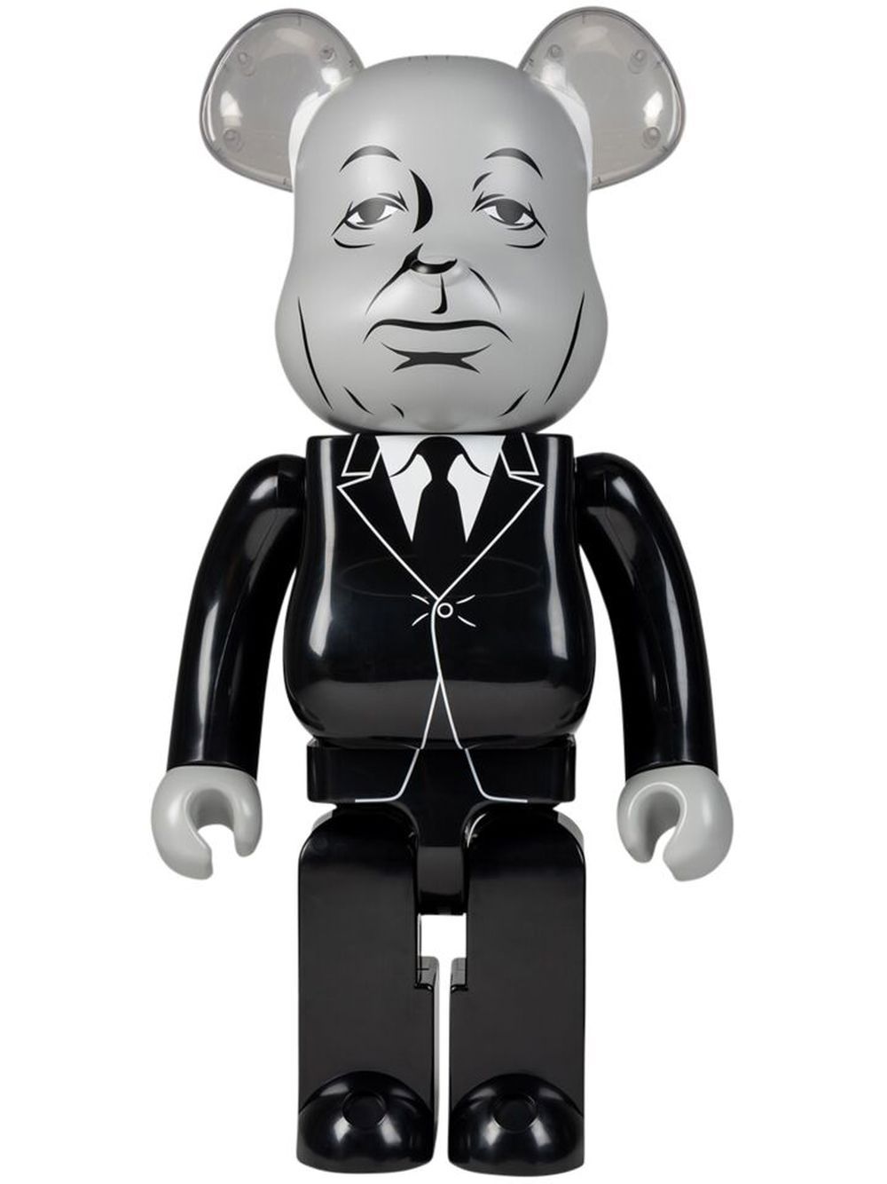 MEDICOM TOY Alfred Hitchcock BE@RBRICK 模型玩具 - 黑色