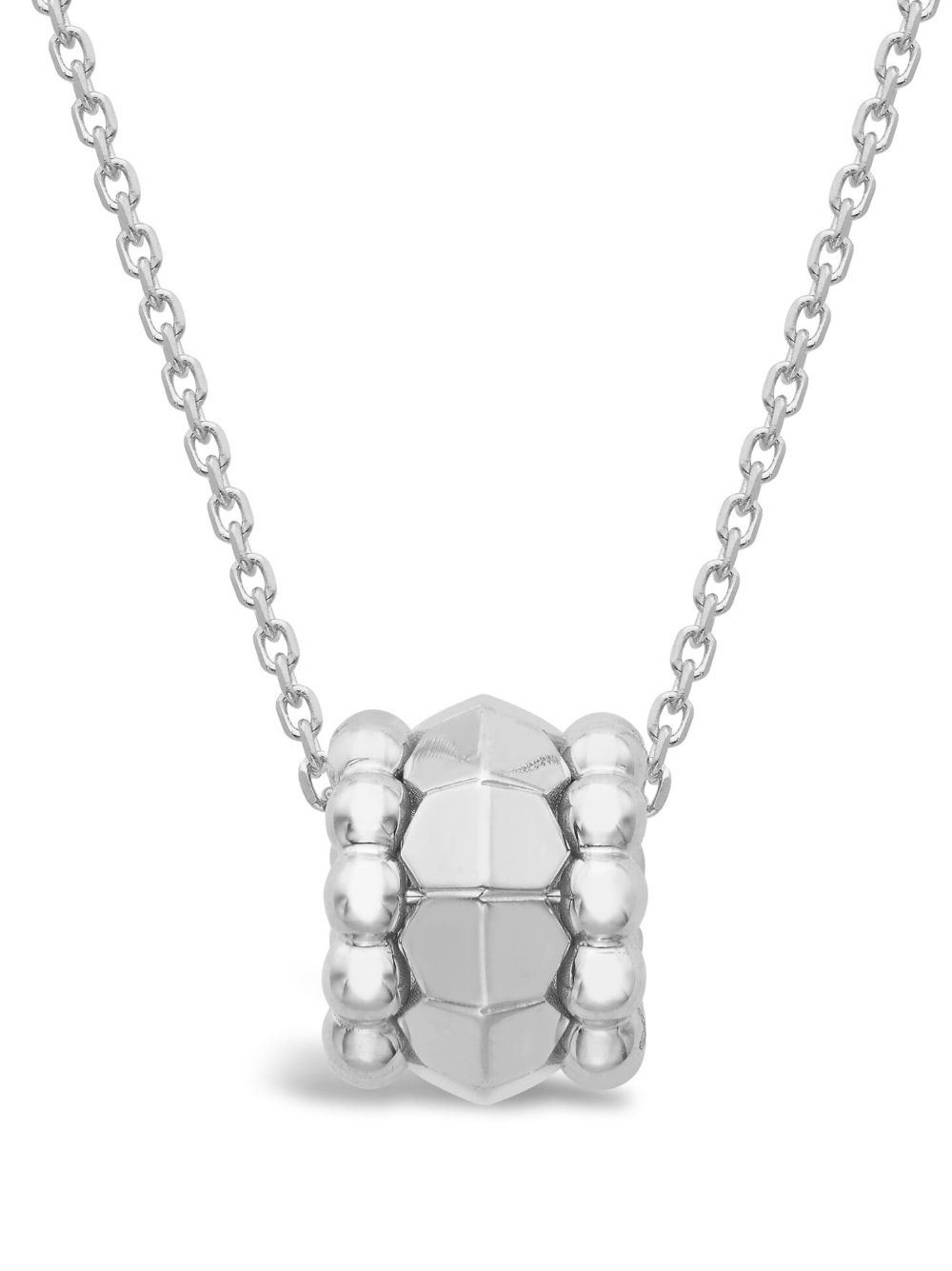 Pragnell Bohemia Peaked Hexagonal 18K白金项链 - 银色