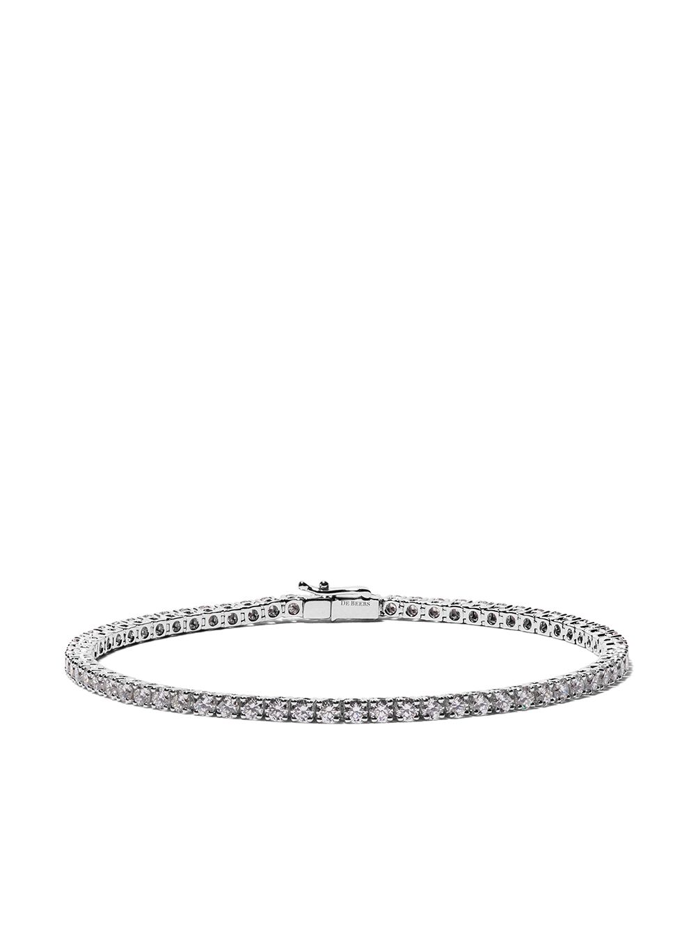 De Beers Jewellers Eternity Line钻石手链 - 银色