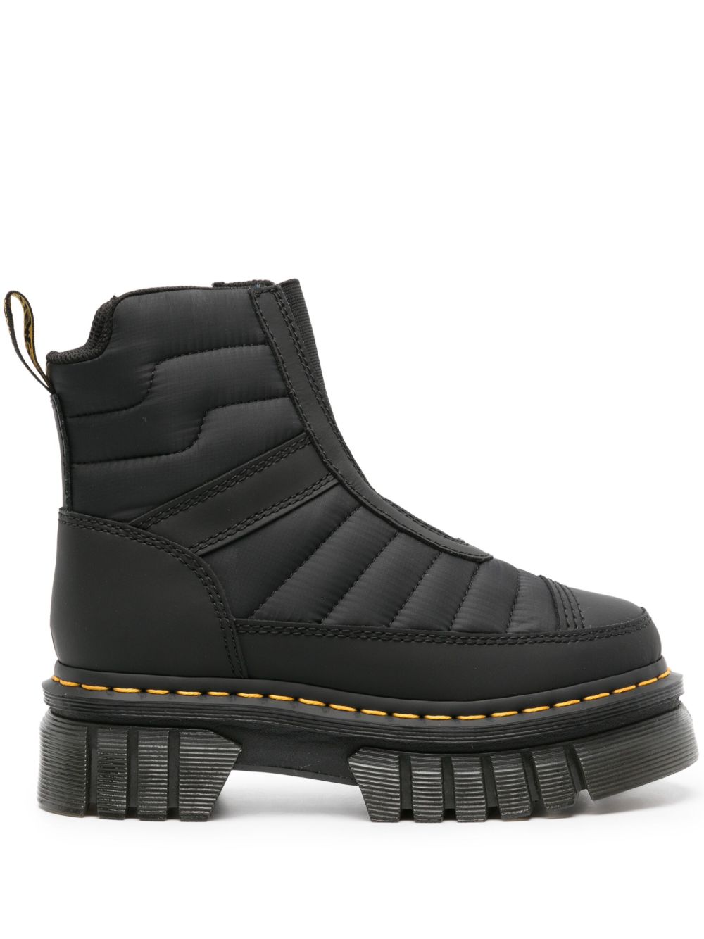 Dr. Martens Audrick 绗缝切尔西靴 - 黑色