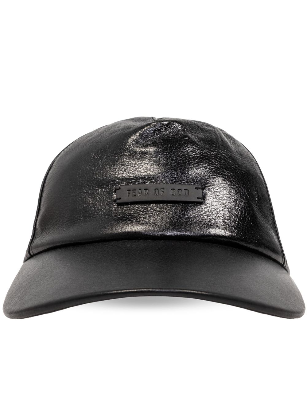 Fear Of God 皮质棒球帽 - 黑色
