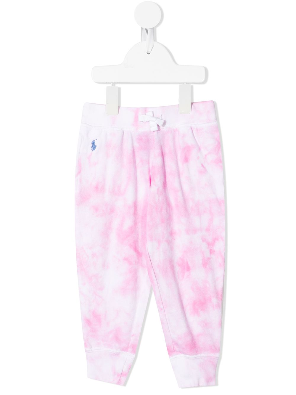 POLO RALPH LAUREN KIDS 扎染印花运动裤 - 粉色