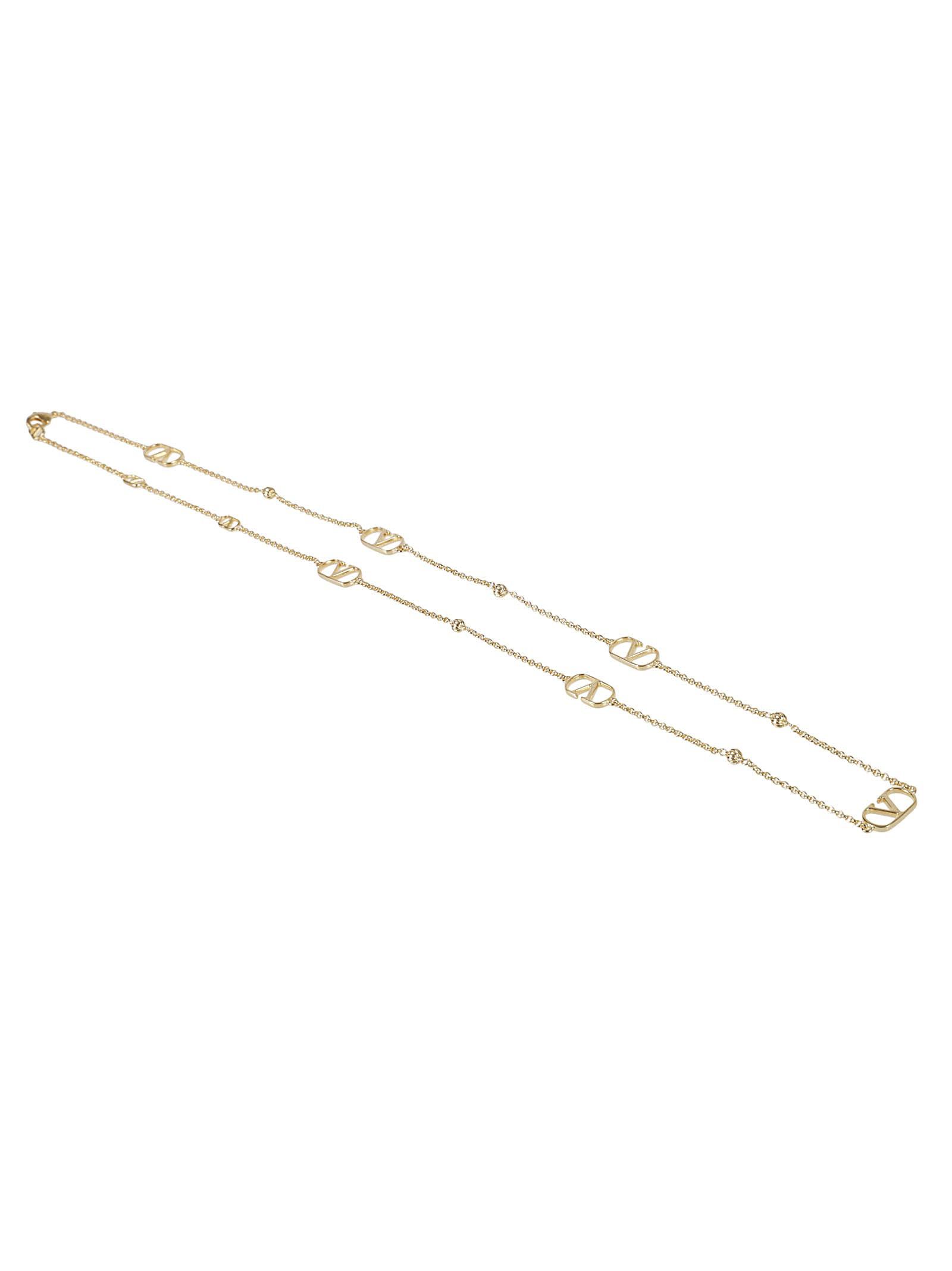 Valentino Garavani Multi Logo Chain Necklace