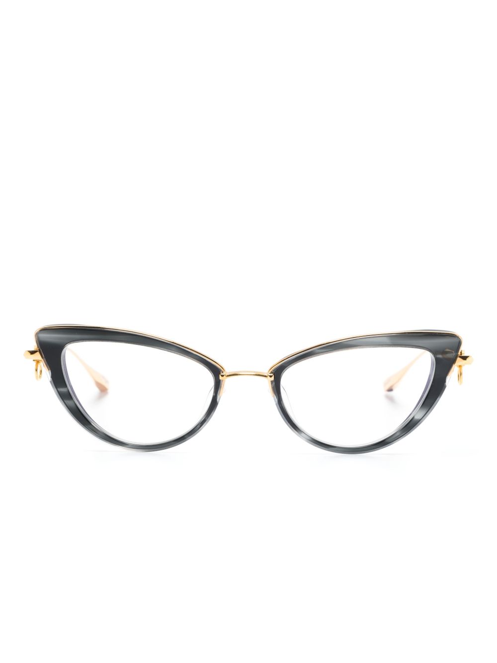 Valentino Garavani Pre-Owned Rockstud 细节眼镜 - 金色