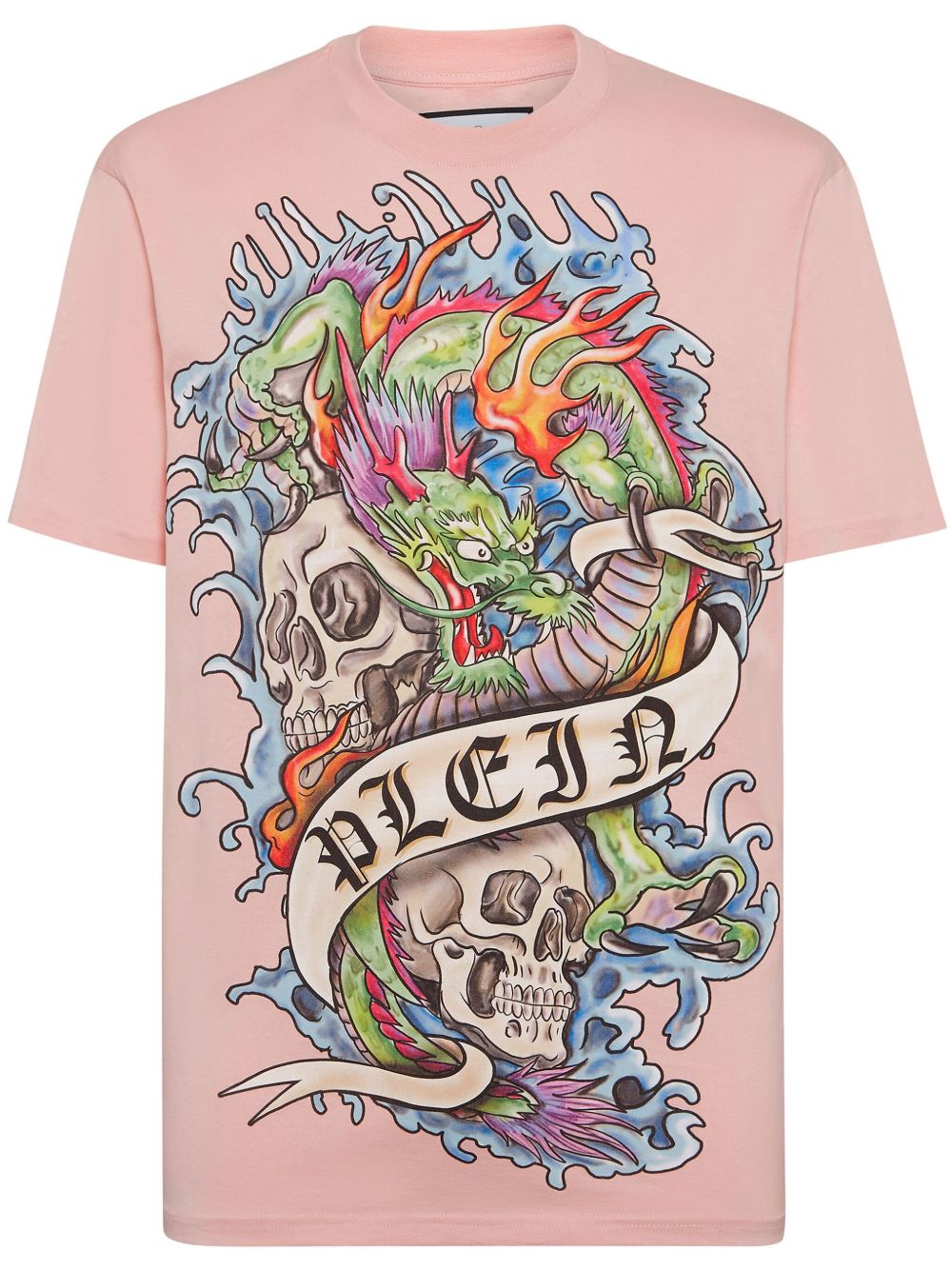 Philipp Plein SS Tattoo 圆领T恤 - 粉色