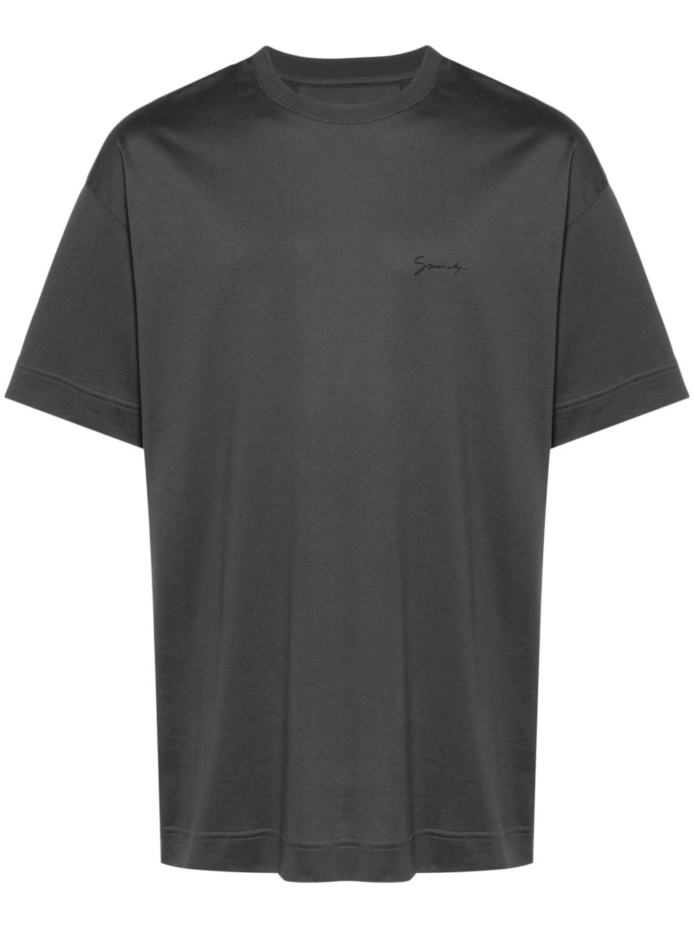 Givenchy logo印花T恤 - 灰色