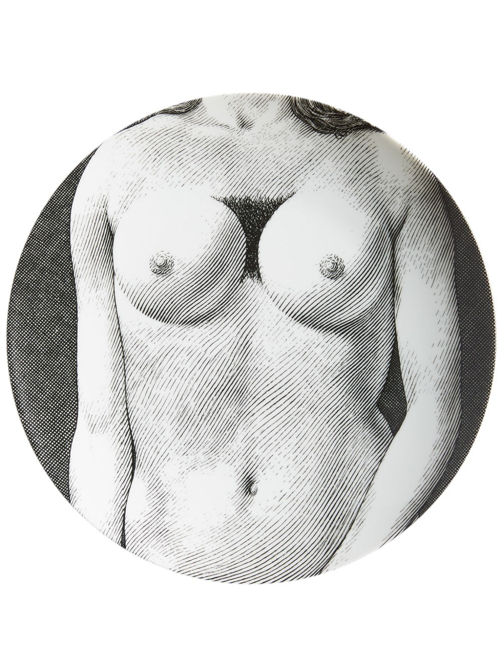 Fornasetti Tema e Variazioni n.340 壁饰盘 - 白色