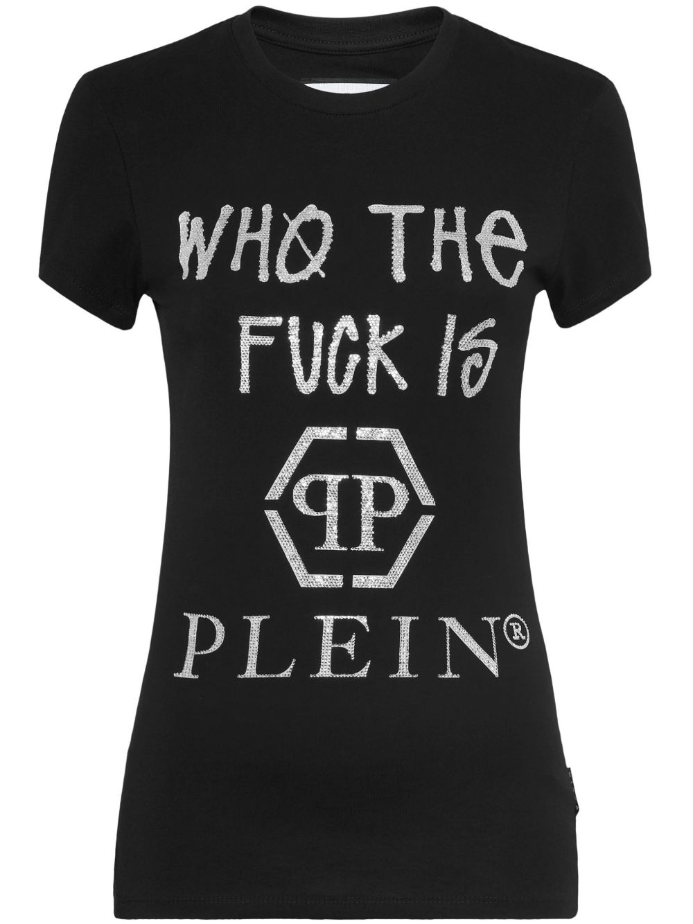 Philipp Plein Sexy Pure 棉T恤 - 黑色
