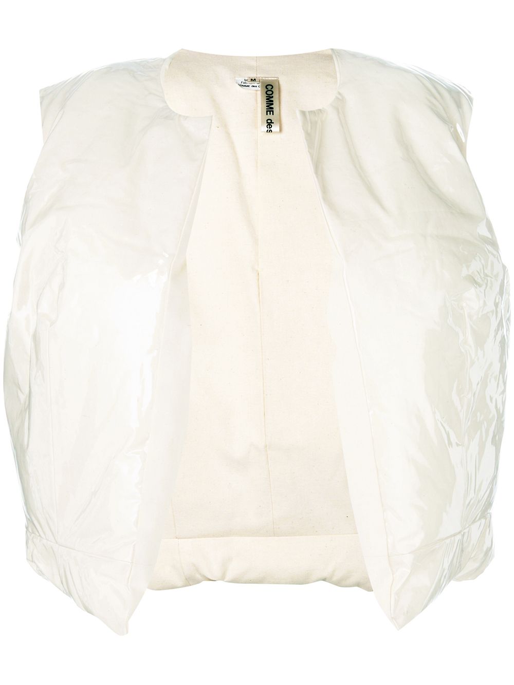 Comme Des Garçons Pre-Owned 衬垫马甲 - 白色