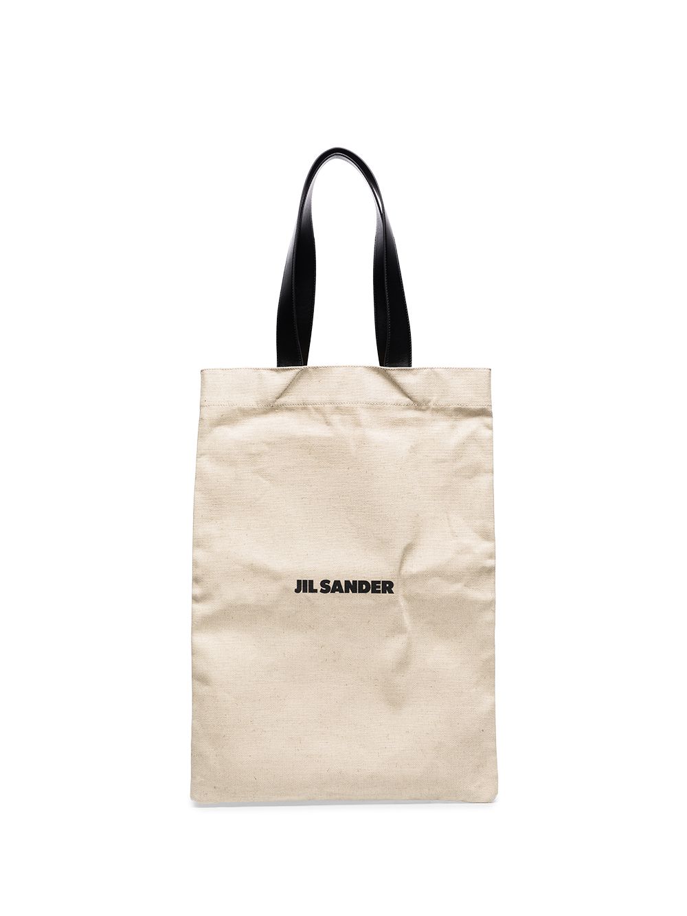 Jil Sander logo印花手提包 - 中性色