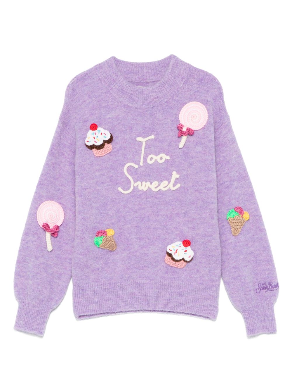 MC2 Saint Barth Kids Too Sweet 毛衣 - 紫色